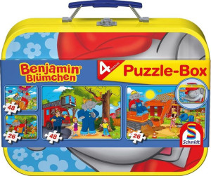 Puzzle 2x26 + 2x48 W Walizce Słoń Benjamin G3