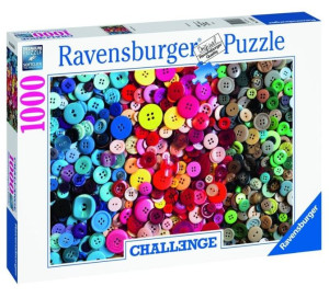 Puzzle 1000 Challenge Kolorowe Guziki