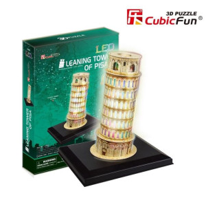 Puzzle 3d Krzywa Wieża W Pizie Led