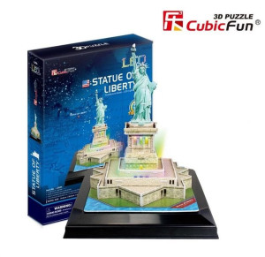 Puzzle 3d Statua Wolności Led