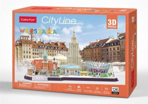 Puzzle 3d Cityline Warszawa
