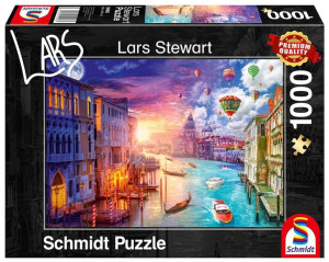 Puzzle Pq 1000 Lars Stewart Wenecja Dzień/noc G3