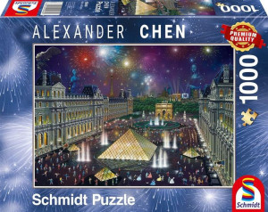 Puzzle Pq 1000 Fajerwerki Nad Luwrem G3