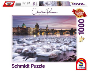 Puzzle Pq 1000 Christian Ringer Praskie Łabędzie