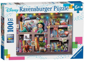 Puzzle 100 Disney Bohaterowie Xxl