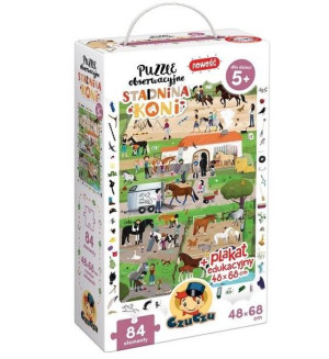Puzzle Obserwacyjne Stadnina Koni