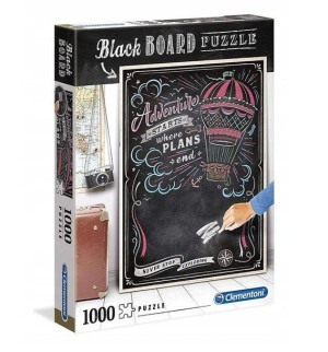 Puzzle 1000 Black Board Travel