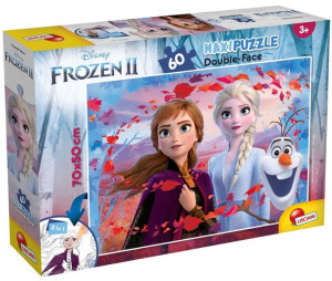Puzzle Supermaxi 60 Dwustronne Frozen 2