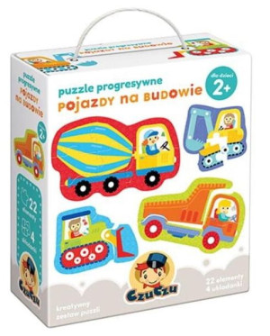 Puzzle Progresywne Pojazdy Na Budowie