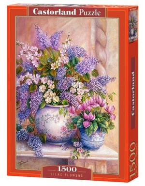 Puzzle 1500 Lilac Flowers Castor