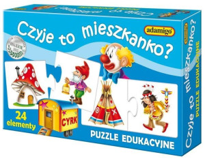 Puzzle Edukacyjne Czyje To Mieszkanko?