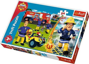 Puzzle 24 Maxi Dzielny Strażak Sam Trefl