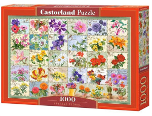 Puzzle 1000 Vintage Floral Castor