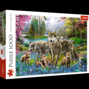 Puzzle 1000 Wilcza Rodzina Trefl