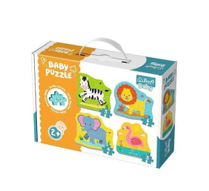 Puzzle Baby Classic Zwierzęta Na Safari Trefl