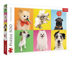 Puzzle 500 Psy Trefl