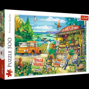 Puzzle 500 Poranek Na Wsi Trefl
