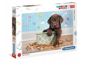 Puzzle 180 Super Kolor Lovely Puppy