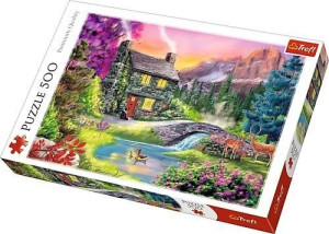 Puzzle 500 Górska Sielanka Trefl