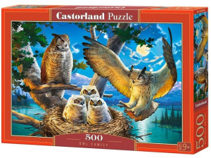 Puzzle 500 Owl Family Castor