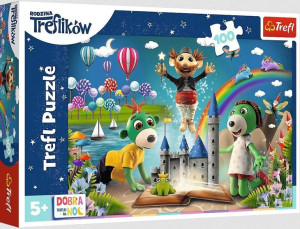 Puzzle 100 Bajkowy Wieczór Z Treflikami Trefl