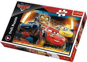 Puzzle 100 Ekstremalny Wyścig Auta 3 Trefl
