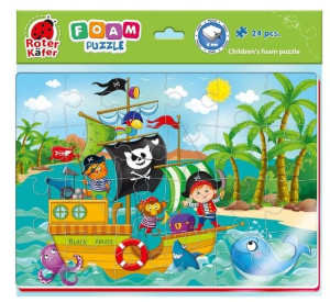 Piankowe Puzzle A4 Zabawne Obrazki Piraci