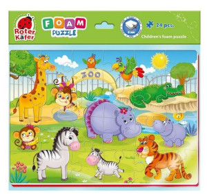 Piankowe Puzzle A4 Zabawne Obrazki Zoo