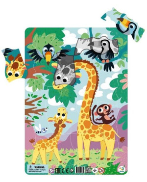 Puzzle Ramkowe 21 Żyrafy