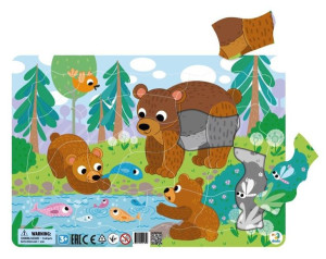 Puzzle Ramkowe 21 Niedźwiadki