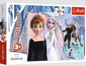 Puzzle 30 Magiczna Kraina Lodu Trefl