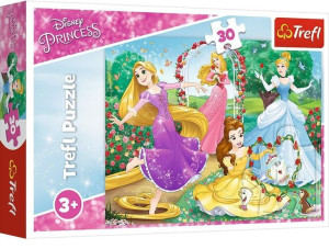 Puzzle 30 Być Księżniczką Disney Princess Trefl