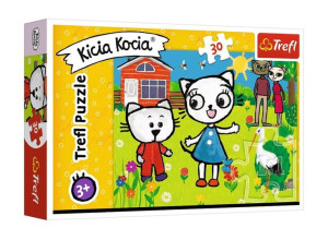 Puzzle 30 Przygody Kici Koci Trefl