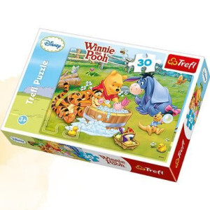 Puzzle 30 Kąpiel Prosiaczka Trefl