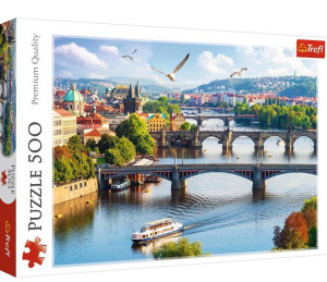 Puzzle 500 Praga Czechy Trefl