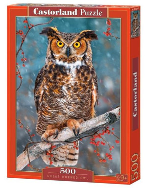 Puzzle 500 Great Horned Owl Castor