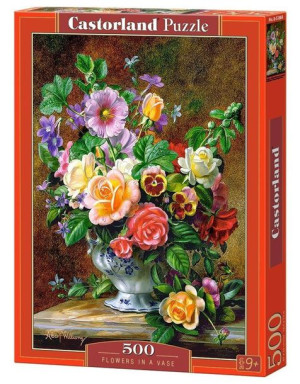 Puzzle 500 Kwiaty W Wazonie Castor