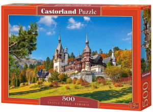 Puzzle 500 Zamke Peles Rumunia Castor