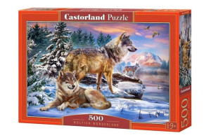 Puzzle 500 Wolfish Wonderland Castor