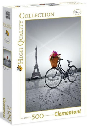 Puzzle 500 Hq Romantic Promenade In Paris