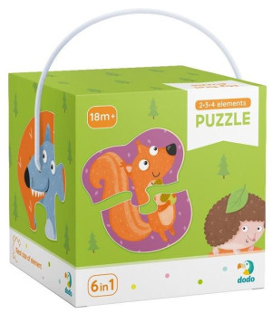 Puzzle 234 Zwierzęta Leśne