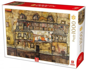 Puzzle 1000 Domy Nad Rzeką
