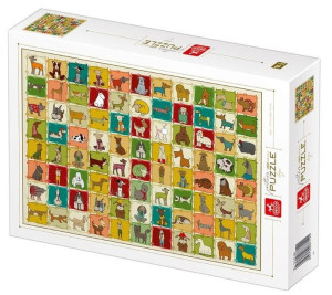 Puzzle 1000 Kolekcja Psy