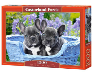Puzzle 1000 French Bulldog Puppies Castor
