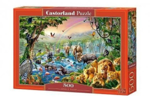 Puzzle 500 Jungle River Castor