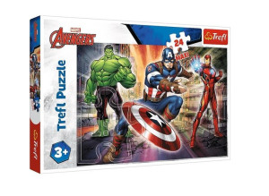 Puzzle 24 Maxi W Świecie Avengersów Trefl