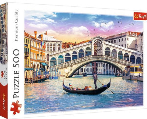 Puzzle 500 Most Rialto, Wenecja Trefl