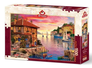 Puzzle 1500 Port Śródziemnomorski