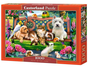 Puzzle 1000 Pets In The Park Castor