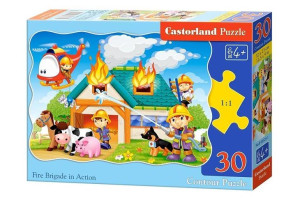 Puzzle 30 Strażacy W Akcji Castor